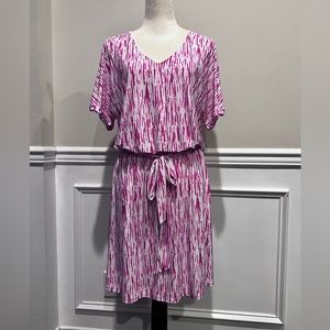 I.N.C. International Concepts V-Neck Mini Dress with Waist Tie - Size XL - NWOT